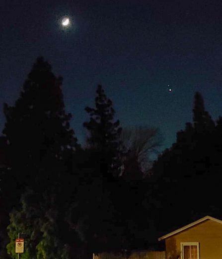 圣诞之星 近400年首次土星木星21日 重叠 人在洛杉矶网lapeople Com