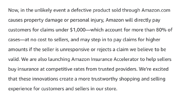 简化索赔流程 卖家产品有问题 Amazon最高向美国买家赔 1000 人在洛杉矶网lapeople Com