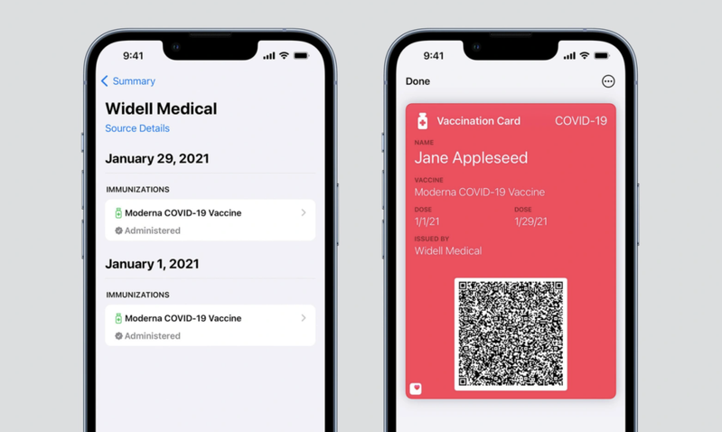 苹果手机最新ios 15 1软件新增电子疫苗卡储存功能 人在洛杉矶网lapeople Com